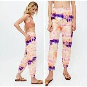 Urban Outfitters Pants Velour Corduroy Patterned Bright Cargo 100% cotton Size M